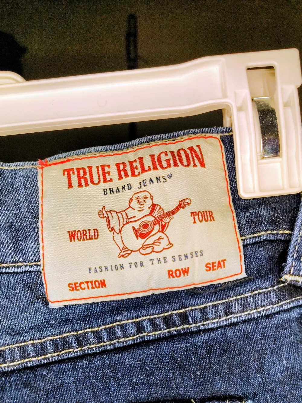 True Religion Ricky Relaxed Straight Jeans Size 34